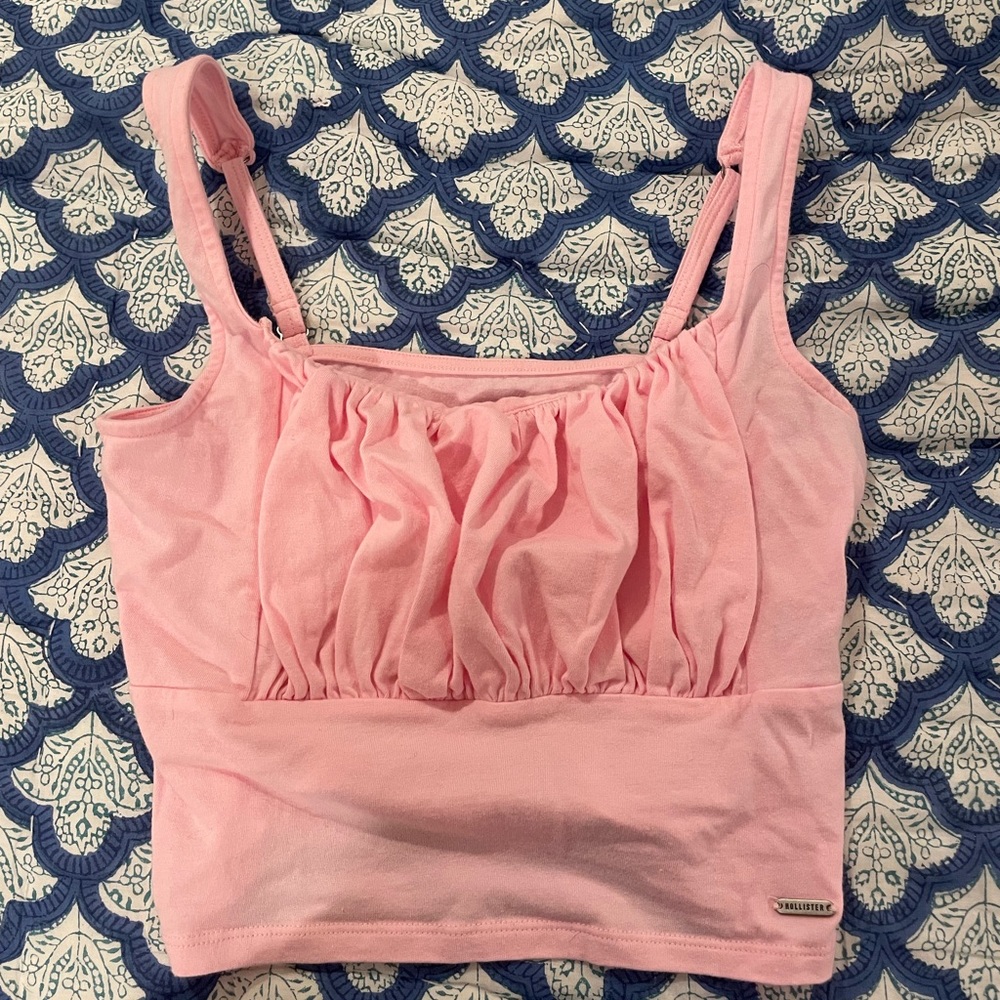 Pink crop top